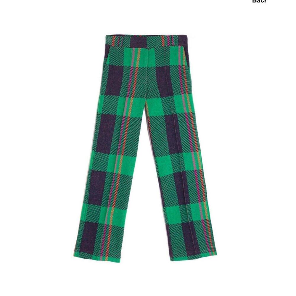Vilagallo Women’s Carole Trouser - Milano Check Print Size XL